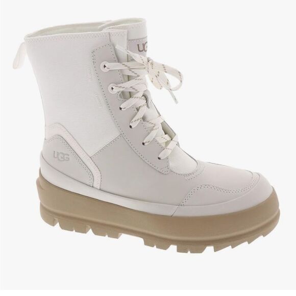 UGG Women's Lug Boot White, Size 9.5, - Picture 1 of 12